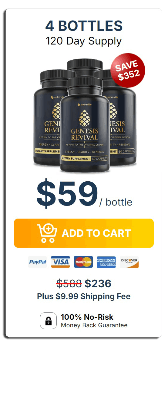 genesis revival four bottles